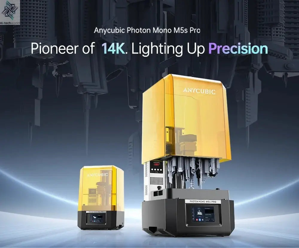 ANYCUBIC Photon Mono M5s Pro 10.1'' 14K High Speed LCD Resin 3D Printer Leveling Free Up to 150mm/h Impressora 3D Ai-TechWorld