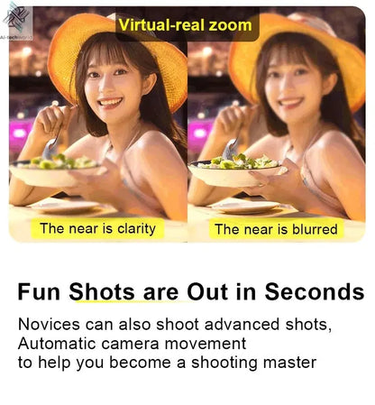 AOCHUAN Smart V8 3-Axis Handheld Gimbal Phone Stabilizer with Extension Rod Tripod Face Tracking for iPhone Android Tiktok Vlog Ai-TechWorld 