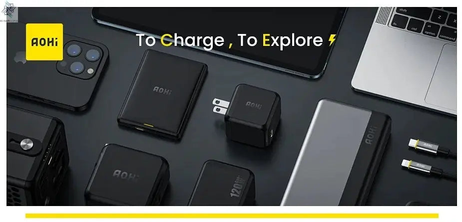 AOHI Magcube Pro 140W GaN Charger PD3.1 3-Port USB C Charger For Macbook Pro Laptop Fast Charger For iPhone 16 Xiaomi Tablet Ai-TechWorld 