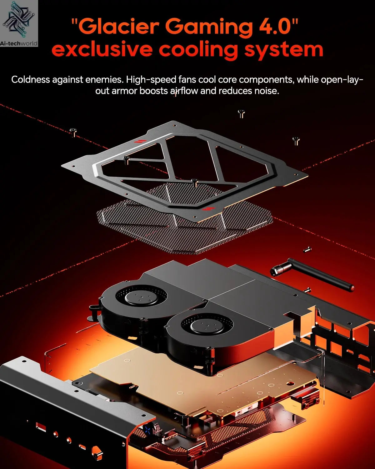 AOOSTAR GODY Mini PC AMD Ryzen 9 7940HX CPU+AMD Radeon RX 7600XT WiFi 7 Graphics High Performance Gaming Desktop Computer Ai-TechWorld 