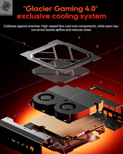 AOOSTAR GODY Mini PC AMD Ryzen 9 7940HX CPU+AMD Radeon RX 7600XT WiFi 7 Graphics High Performance Gaming Desktop Computer Ai-TechWorld 