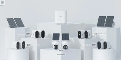 AOSU 3MP PTZ 4/8/12pcs Solar Camera 5000mAh Battery Wireless 2.4Ghz WIFI Camera PIR AI Detection 2 - Way Audio Outdoor CCTV Camera - Ai - TechWorld