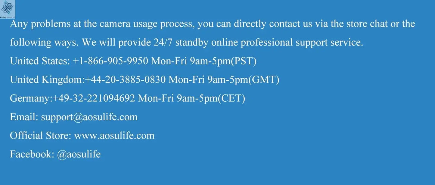 AOSU 3MP PTZ 4/8/12pcs Solar Camera 5000mAh Battery Wireless 2.4Ghz WIFI Camera PIR AI Detection 2 - Way Audio Outdoor CCTV Camera - Ai - TechWorld