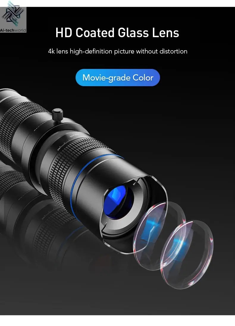 APEXEL Optional HD 20x-40x Zoom Telescope Telephoto Lens Camera Mobile Lens + Selfie Tripod for Samsung iPhone All Smartphones Ai-TechWorld 