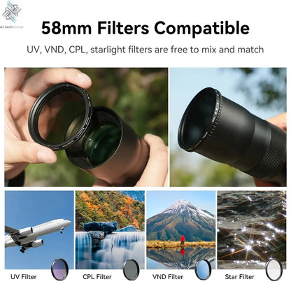 APEXEL Zoom Lens 20x-60x Telephoto Telescope Lenses Universal High Power Tele for Bird-watching Camping iPhone Android Phones Ai-TechWorld 