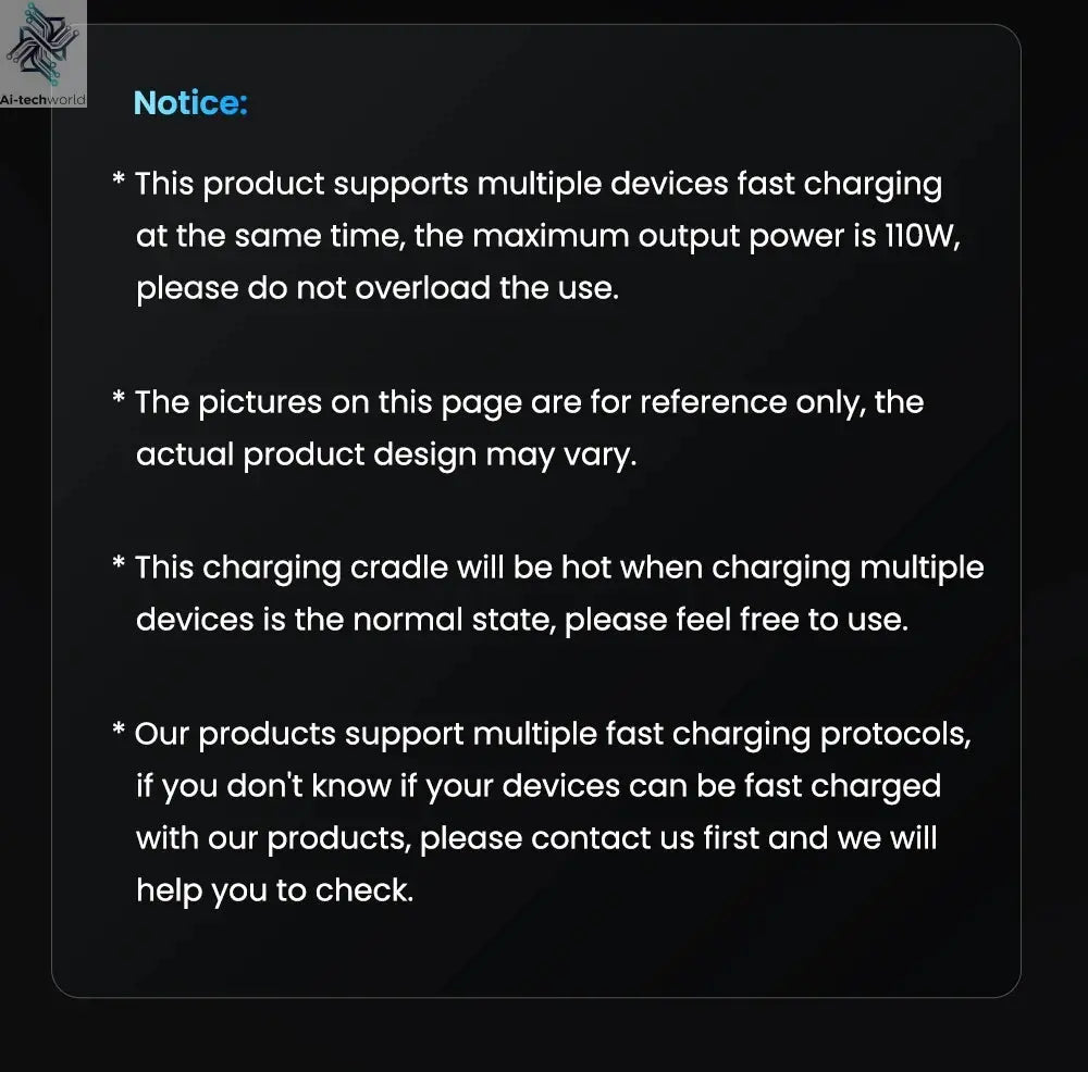 ASOMETECH 140W GaN USB Type C Fast Charger Multiple Ports QC4.0 PD Quick Charger For Macbook Laptop Tablet iPhone 14 Samsung S23 Ai-TechWorld 