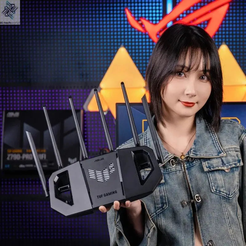 ASUS WiFi7 TUF GAMING BE6500 Gaming Router Ai Router Home WiFi Random Group Routing - Ai - TechWorld