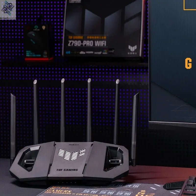 ASUS WiFi7 TUF GAMING BE6500 Gaming Router Ai Router Home WiFi Random Group Routing - Ai - TechWorld
