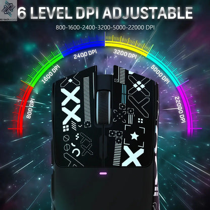 ATTACK SHARK X11 PixArt PAW3311 Three Mode Wireless Gamer Mouse Charging Dock Gaming Sensor, BT/2.4G Wireless Mouse Ai-TechWorld 