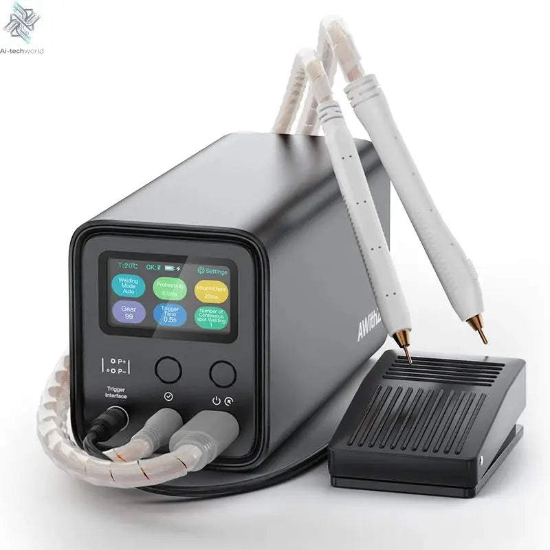 AWithZ UF20B Spot Welder Super Farad Capacitor Spot Welding Machine 18650 Lithium Battery DIY Nickel Sheet Welding Machine EU Ai-TechWorld 