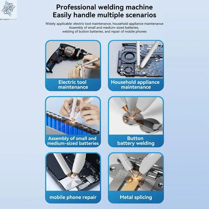 AWithZ UF20B Spot Welder Super Farad Capacitor Spot Welding Machine 18650 Lithium Battery DIY Nickel Sheet Welding Machine EU Ai-TechWorld 
