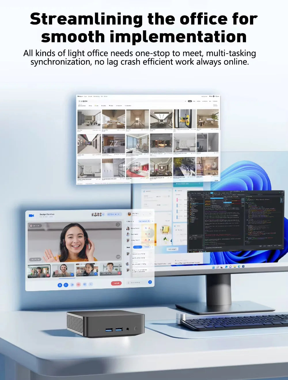 2025 Portable i9 Mini PC Computer Windows 11 Intel Core i9 8950HK 16GB 1TB Gaming Computer Dual-Band WiFi 6-Core Mini Desktop PC Ai-TechWorld 