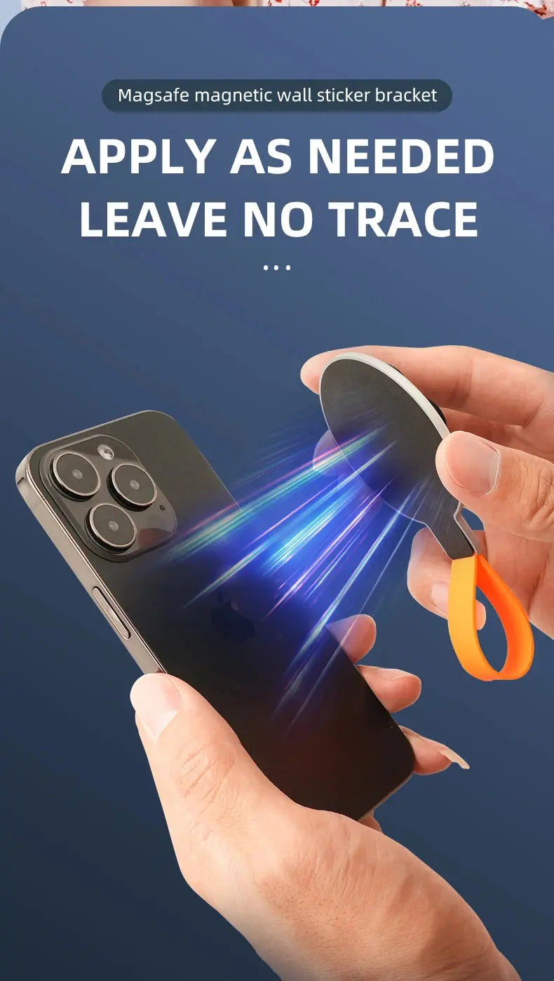 Magnetic Phone Holder Super Strong Suction Silicone Phone Case Grip Stand Holder Ai-TechWorld 