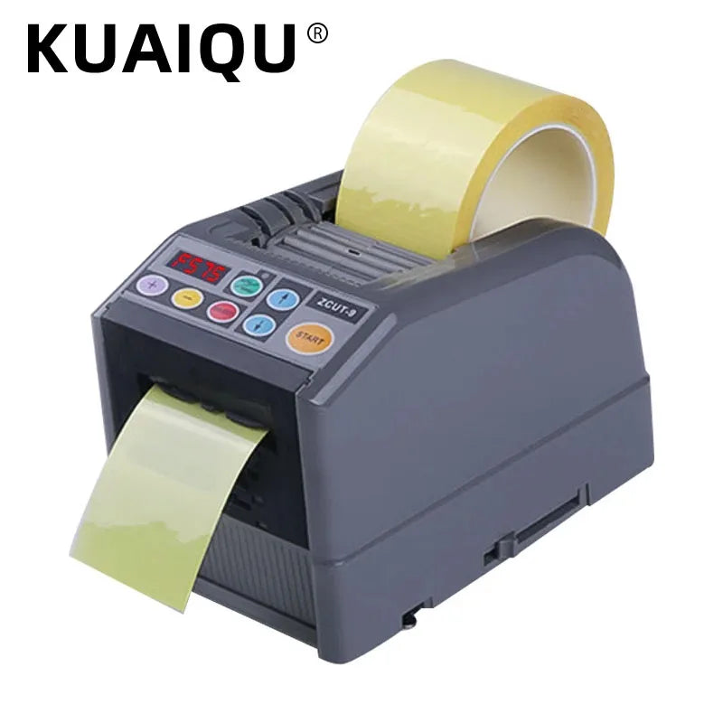ZCUT-9 Automatic Adhesive Tape Machine Auto 6-60mm Tape Cutter Packaging Cutting Machine Electric 110V 220V Tools for Factory Ai-TechWorld 