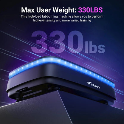 MERACH Vibration Plate Exercise Machine with Light Whole Body Workout Power Vibrate Platform Vibration Plate Lymphatic Drainage Ai-TechWorld 