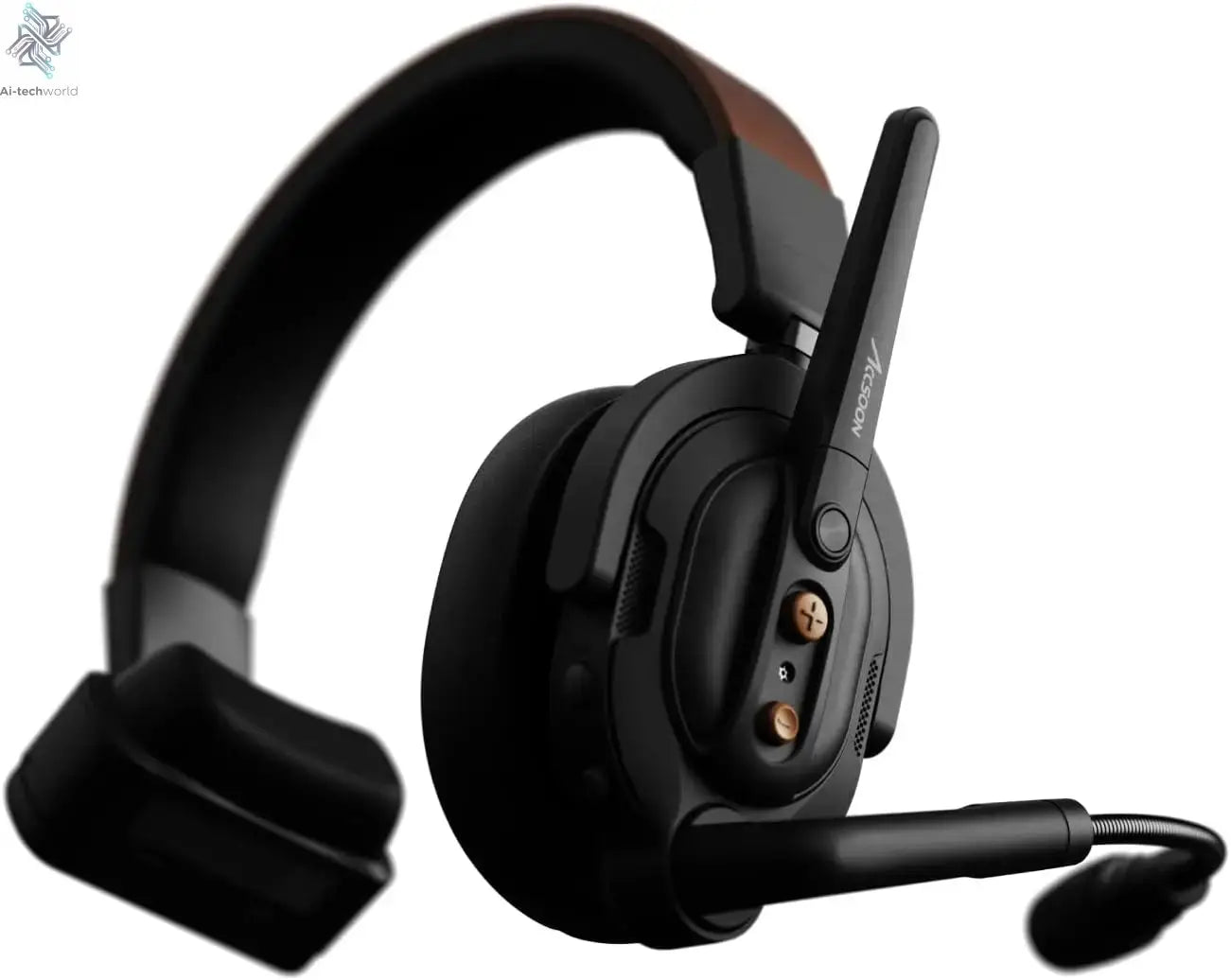 Accsoon Como SE Wireless Headset Intercom System 5-Person Full Duplex 1312ft Team Communication Group Talk, 30+Hour Battery Life Ai-TechWorld 
