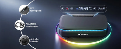MERACH Vibration Plate Exercise Machine with Light Whole Body Workout Power Vibrate Platform Vibration Plate Lymphatic Drainage Ai-TechWorld 