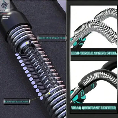 Adjustable Shaker Twister Arm Trainer, Chest & Forearm Workout Equipment, Home Fitness Strengthener for Arm Exercise - Ai-TechWorld