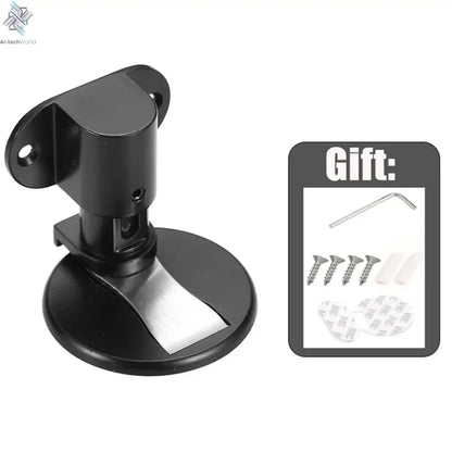 Adjustable Stainless Steel Door Stop Punch-free Strong Magnetic Anti-collision Door Stopper Invisible Bathroom Floor Door Stop Ai-TechWorld 
