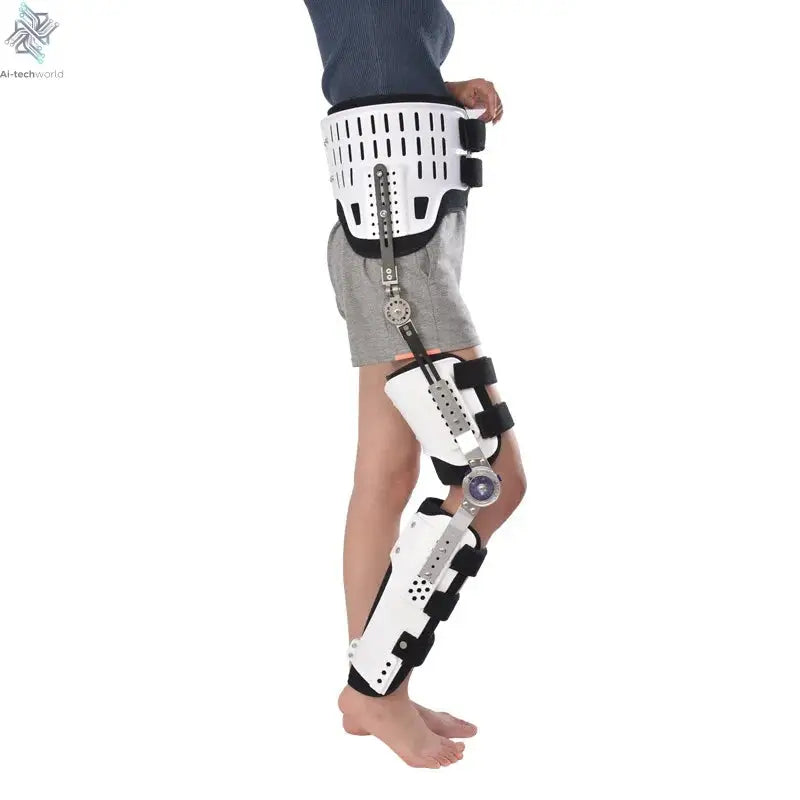 Adult Adjustable Hip, Crotch, Waist, Knee, Ankle and Foot Joint Fixation Brace, High and Low Paraplegic Walking Brace Ai-TechWorld 