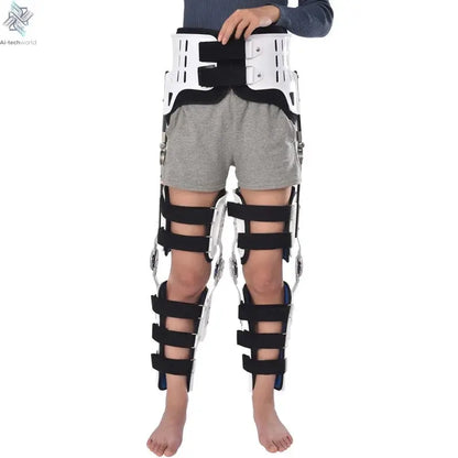 Adult Adjustable Hip, Crotch, Waist, Knee, Ankle and Foot Joint Fixation Brace, High and Low Paraplegic Walking Brace Ai-TechWorld 