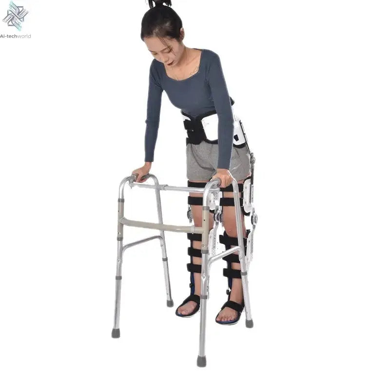 Adult Adjustable Hip, Crotch, Waist, Knee, Ankle and Foot Joint Fixation Brace, High and Low Paraplegic Walking Brace Ai-TechWorld 