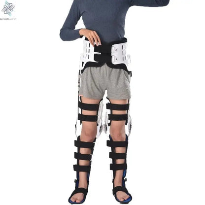 Adult Adjustable Hip, Crotch, Waist, Knee, Ankle and Foot Joint Fixation Brace, High and Low Paraplegic Walking Brace Ai-TechWorld 