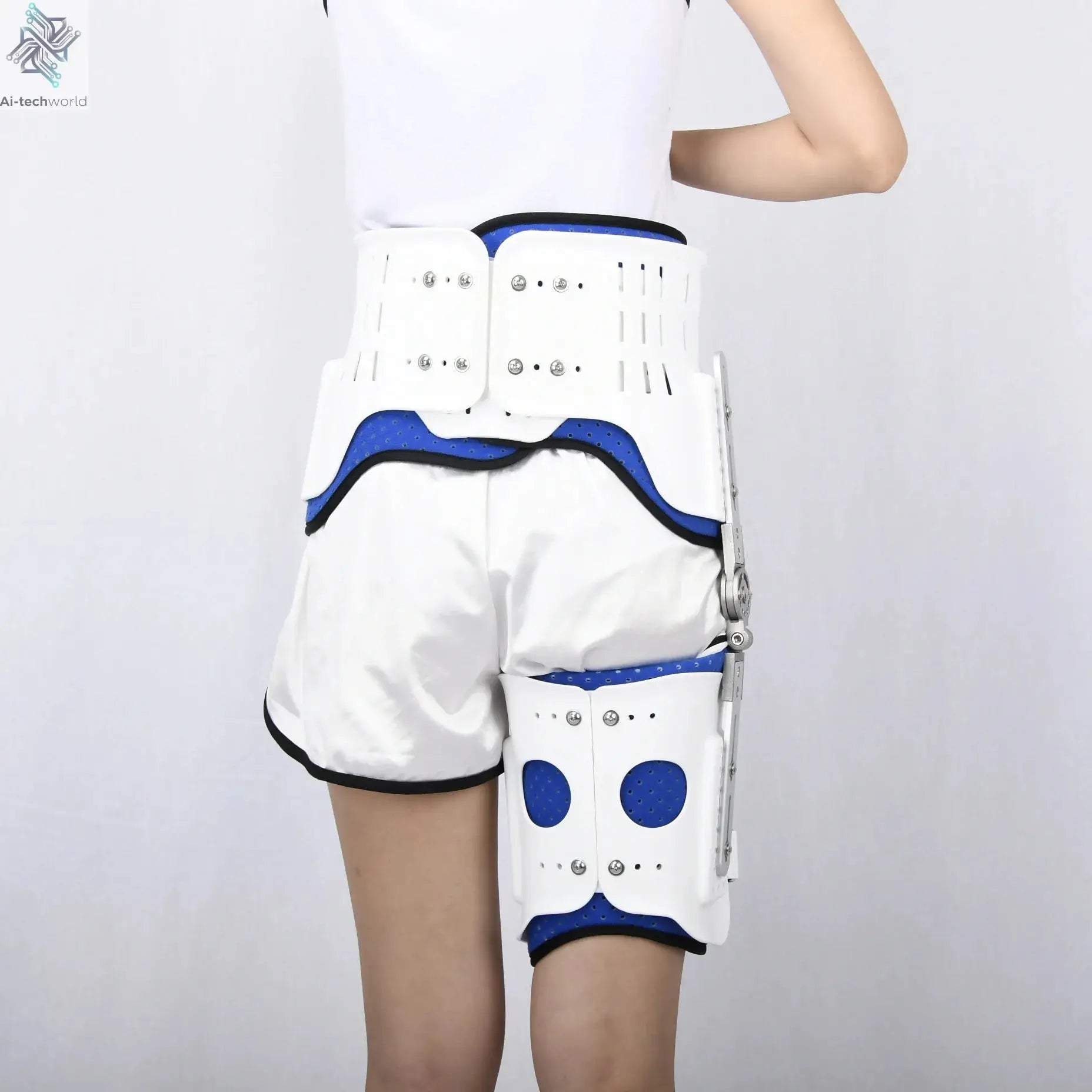 Adult Adjustable Hip, Crotch, Waist, Knee, Ankle and Foot Joint Fixation Brace, High and Low Paraplegic Walking Brace Ai-TechWorld 
