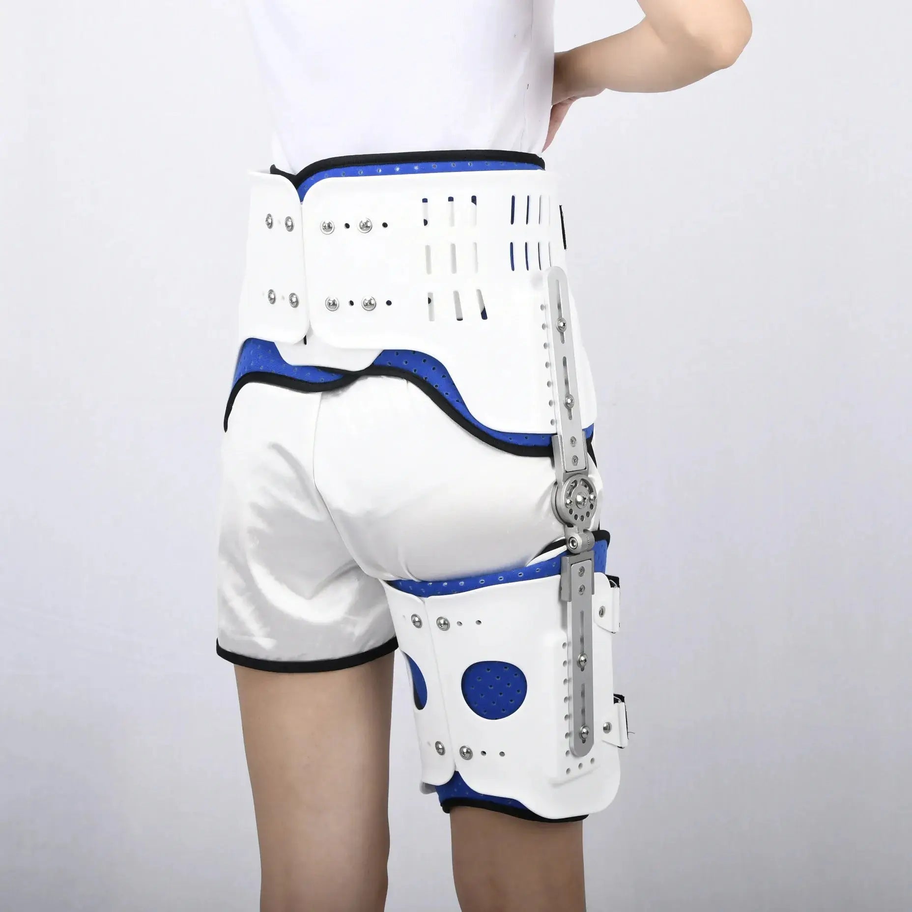 Adult Adjustable Hip, Crotch, Waist, Knee, Ankle and Foot Joint Fixation Brace, High and Low Paraplegic Walking Brace Ai-TechWorld 