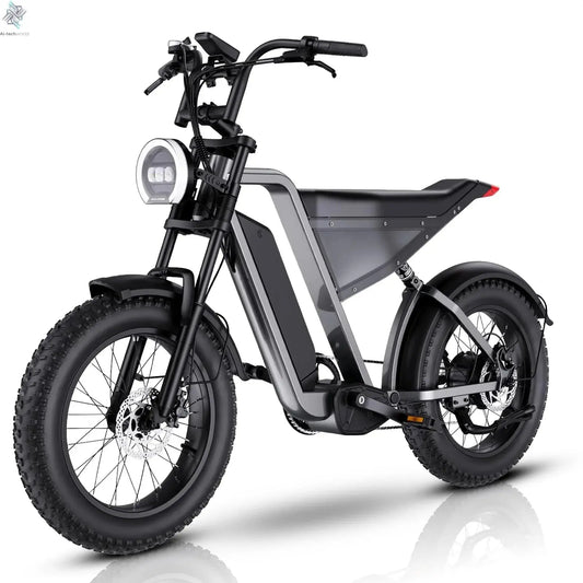 Adult Electric Bicycle – 60 - Mile Range, Hydraulic Brakes, Multi - Terrain E - Bike - Ai - TechWorld