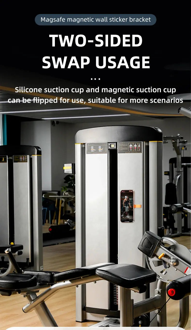 Magnetic Phone Holder Super Strong Suction Silicone Phone Case Grip Stand Holder Ai-TechWorld 