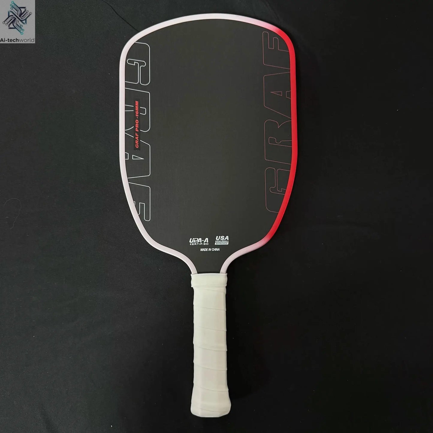 Agassi Pro IV 16mm Pickleball Paddle GEN 4 TFP Foam Core T700 Carbon Fiber Pickleball Rackets Increases Spin & Control Ai-TechWorld 