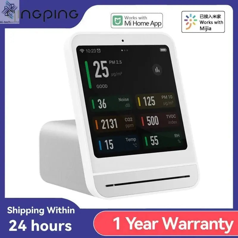 Air Detector 2 – Smart Indoor Air Quality Monitor with Touchscreen & Mijia App Integration Ai-TechWorld