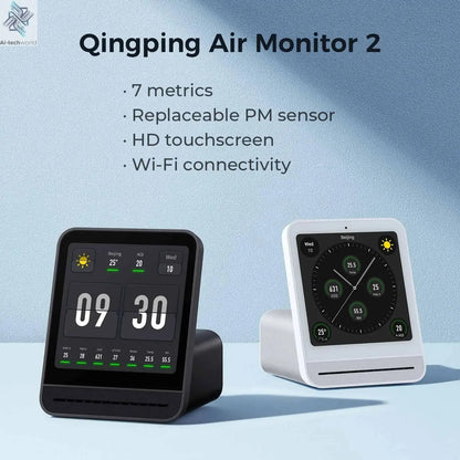 Air Detector 2 – Smart Indoor Air Quality Monitor with Touchscreen & Mijia App Integration Ai-TechWorld