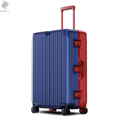 All Aluminum luggage 20/22/24/26/29 inch 100% Aluminium Magnesium Alloy Suitcase Password Trolley Case Cabin Travel Suitcases Ai-TechWorld 
