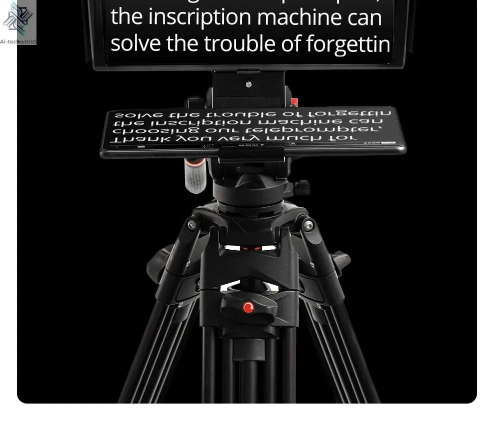 Ambitful T14 PRO Big Screen Prompter Professional Interview Foldable Teleprompter for Smartphone DSLR Camera Live Video Recordin Ai-TechWorld 
