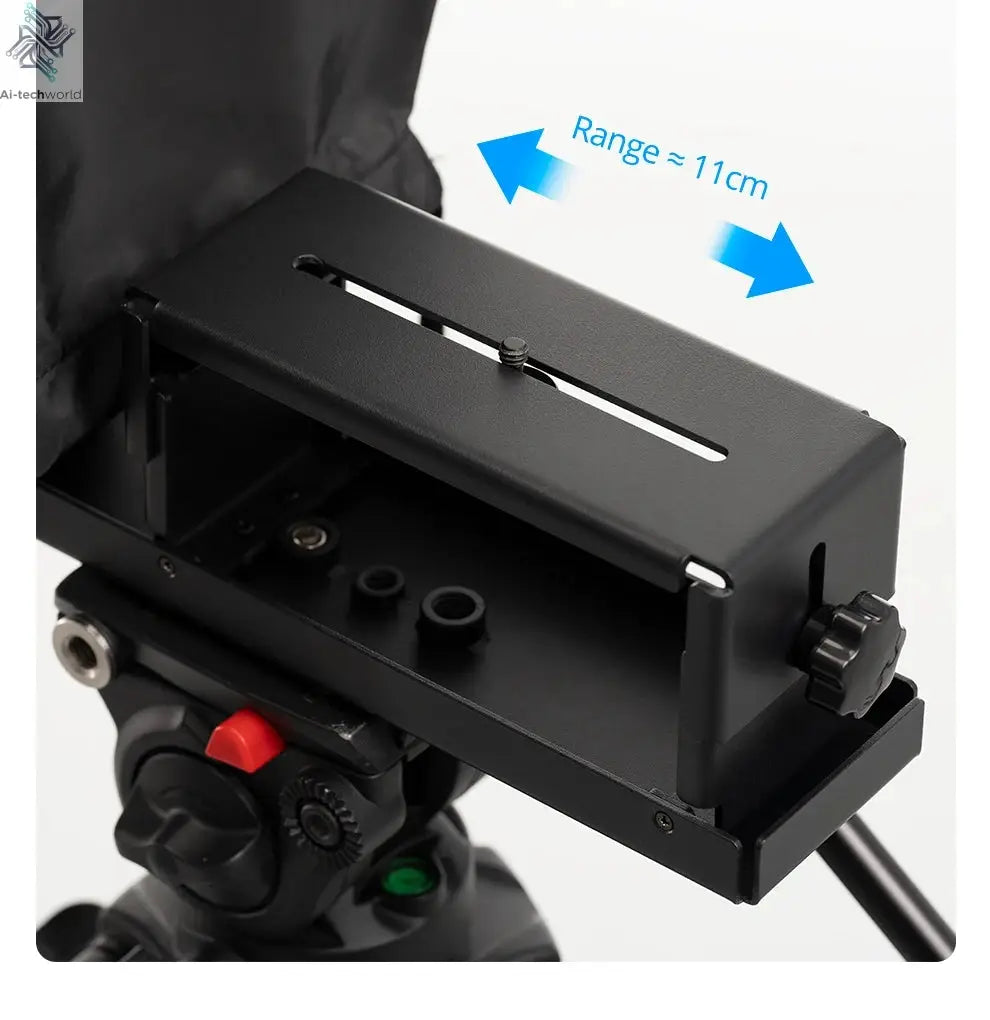 Ambitful T14 PRO Big Screen Prompter Professional Interview Foldable Teleprompter for Smartphone DSLR Camera Live Video Recordin Ai-TechWorld 