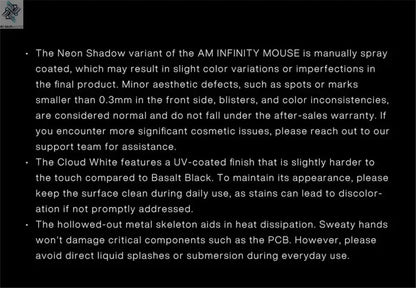 Angry Miao Infinity Gaming Wireless Mouse Hot-Swappable Metal Ultralight Hollow PAW3950 Dual 8K Wired Tri-Mode Ai-TechWorld 