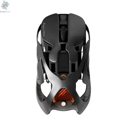 Angry Miao Infinity Gaming Wireless Mouse Hot-Swappable Metal Ultralight Hollow PAW3950 Dual 8K Wired Tri-Mode Ai-TechWorld 