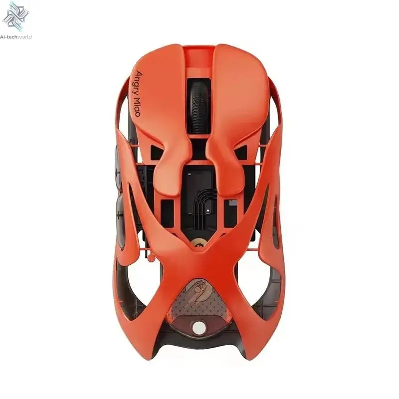 Angry Miao Infinity Gaming Wireless Mouse Hot-Swappable Metal Ultralight Hollow PAW3950 Dual 8K Wired Tri-Mode Ai-TechWorld 