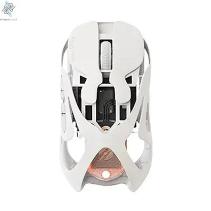 Angry Miao Infinity Gaming Wireless Mouse Hot-Swappable Metal Ultralight Hollow PAW3950 Dual 8K Wired Tri-Mode Ai-TechWorld 