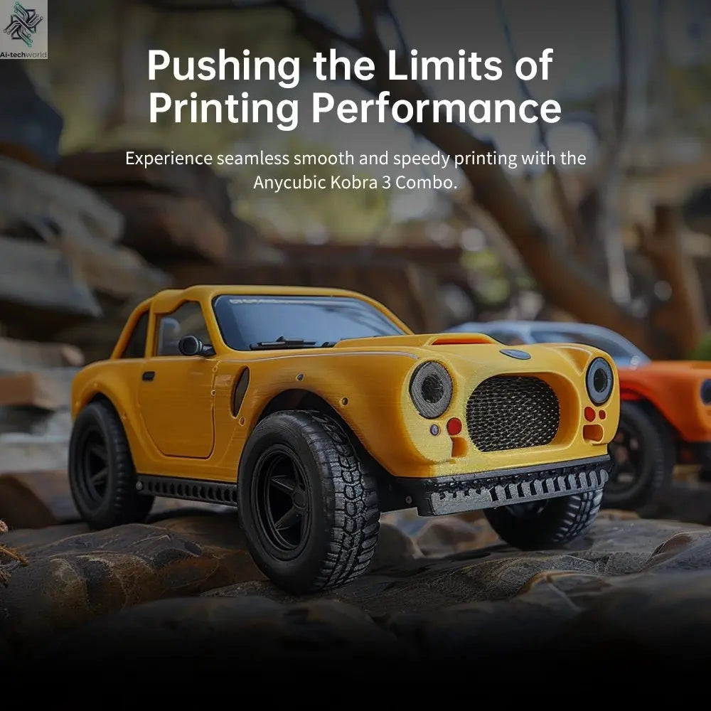 Anycubic Kobra 3 Combo Multi-Color FDM 3D Printer - High-Speed Printing, Large Build Volume - Ai-TechWorld