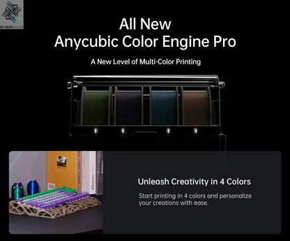 Anycubic Kobra 3 Combo Multi-Color FDM 3D Printer - High-Speed Printing, Large Build Volume - Ai-TechWorld