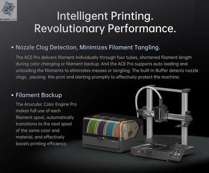 Anycubic Kobra 3 Combo Multi-Color FDM 3D Printer - High-Speed Printing, Large Build Volume - Ai-TechWorld