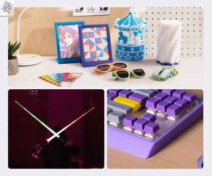 Anycubic Kobra 3 Combo Multi-Color FDM 3D Printer - High-Speed Printing, Large Build Volume - Ai-TechWorld