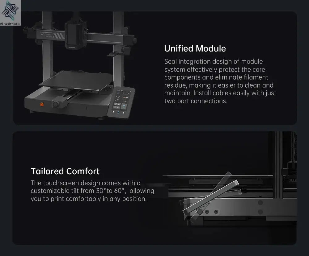 Anycubic Kobra 3 Combo Multi-Color FDM 3D Printer - High-Speed Printing, Large Build Volume - Ai-TechWorld