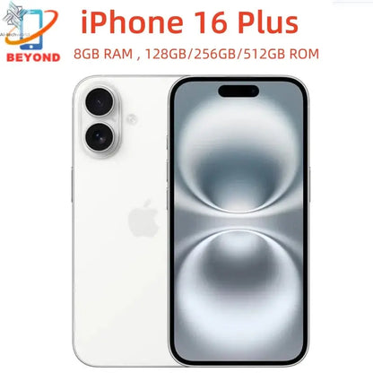 Apple iPhone 16 Plus128/256/512GB ROM 8GB RAM 6.7" Genuine XDR OLED Face ID NFC 5G 98% New CellPhone A18 eSIM/Physical SIM Ai-TechWorld 