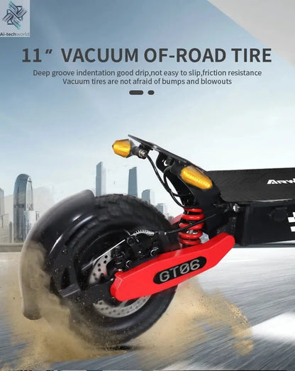 Arwibon GT06 1200W Foldable E-Scooter for Adults -Max Speed 25MPH, 48V 13AH/23.4AH, 11"Off-Road Tires | US Stock, Factory Direct Ai-TechWorld 