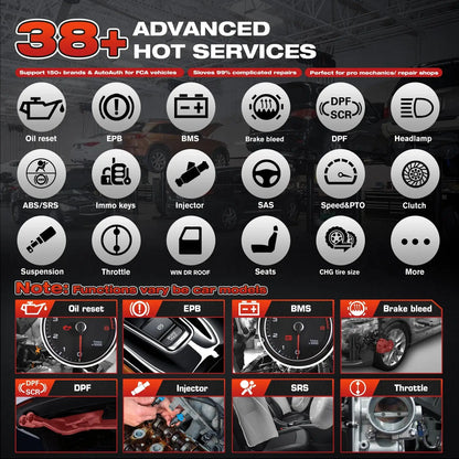 Autel MaxiCOM MK808BT PRO Car Automotivo Diagnostic Tools Bluetooth OBD2 Scanner Code Reader Diagnosis Tool PK MK808KBT MK808S Ai-TechWorld 