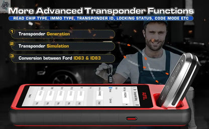 Autel MaxiIM KM100 Advanced One-Minute Key Generation Tool IMMO Key programming Key Renewal and Transponder Editing PK IM508S Ai-TechWorld 